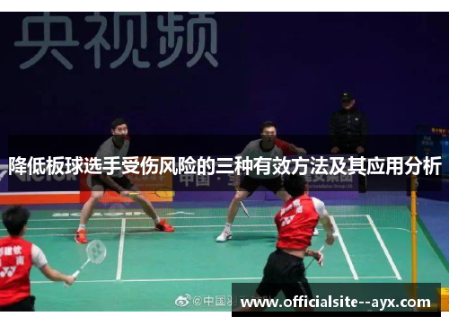 降低板球选手受伤风险的三种有效方法及其应用分析